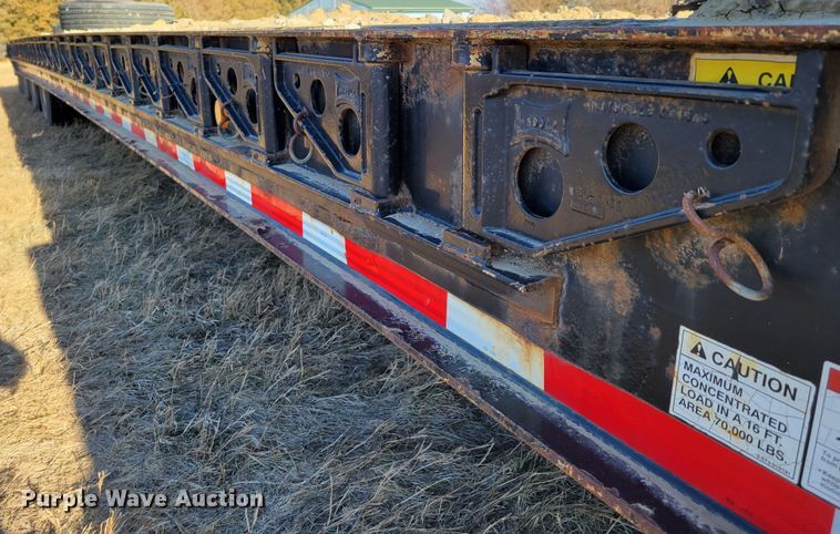 image for item DM8130 2005 Landoll 610B-53  drop tilt deck equipment trailer