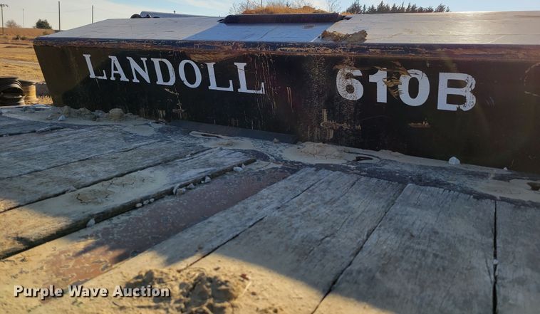 image for item DM8130 2005 Landoll 610B-53  drop tilt deck equipment trailer