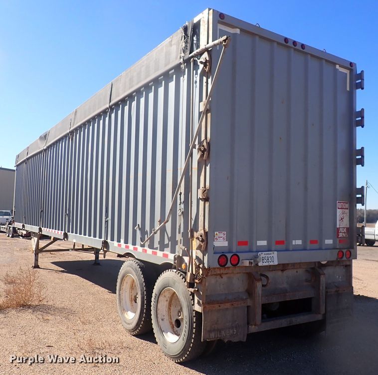 image for item DQ4959 2016 Wilkins 45115SCG0TW  walking floor trailer