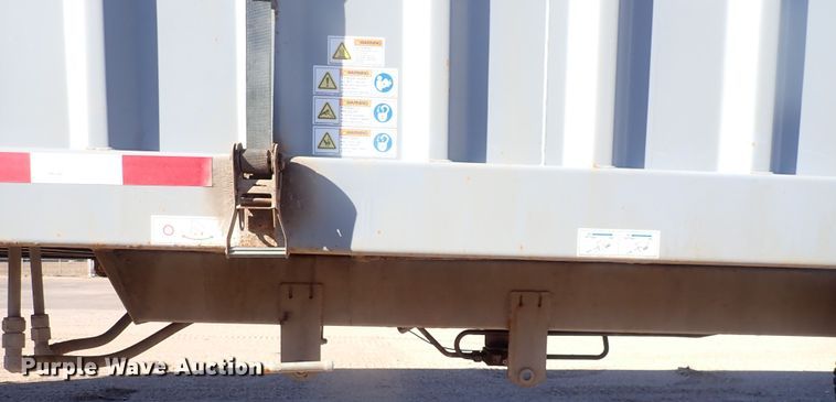 image for item DQ4959 2016 Wilkins 45115SCG0TW  walking floor trailer