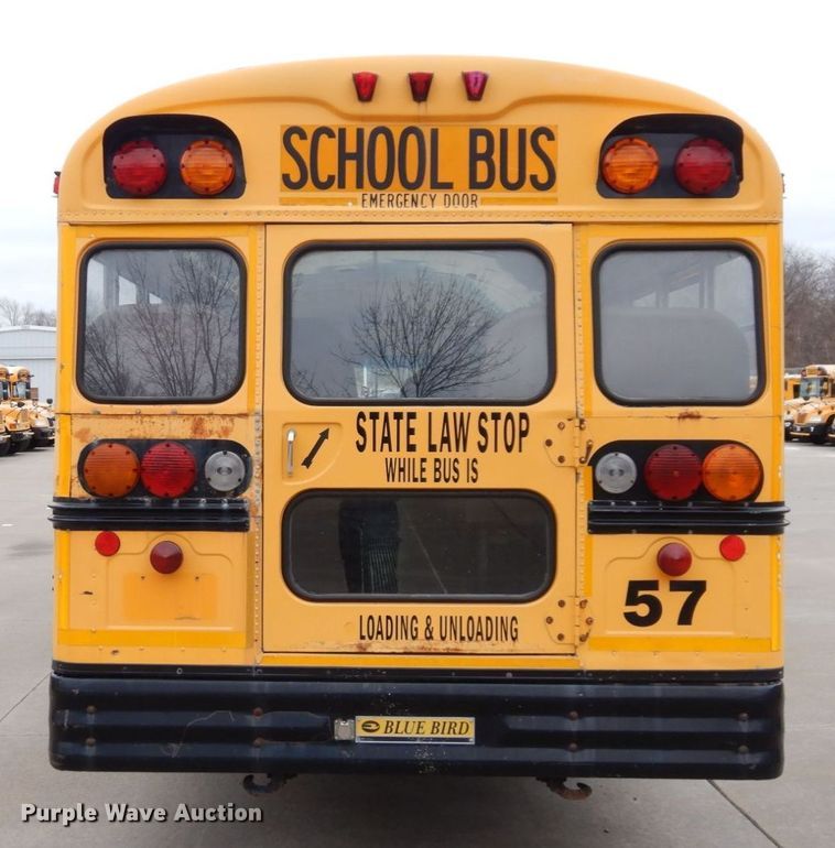 image for item DR8100 2003 Blue Bird  school bus