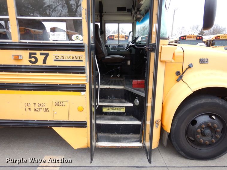 image for item DR8100 2003 Blue Bird  school bus