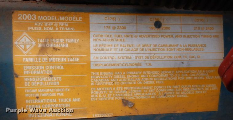 image for item DR8101 2004 IC Corporation IC3S530  school bus