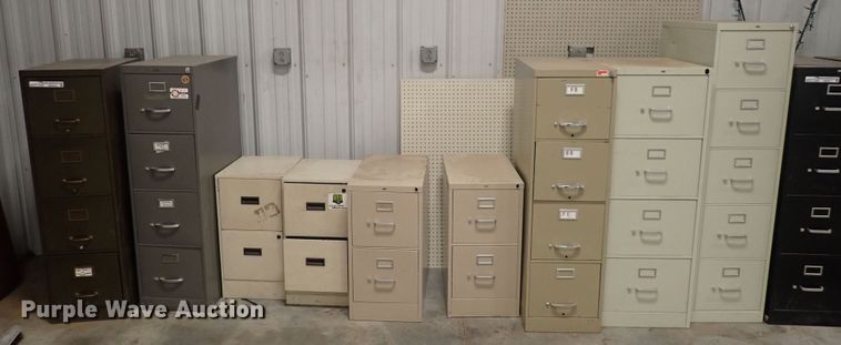 image for item GD9410 (9) filing cabinets