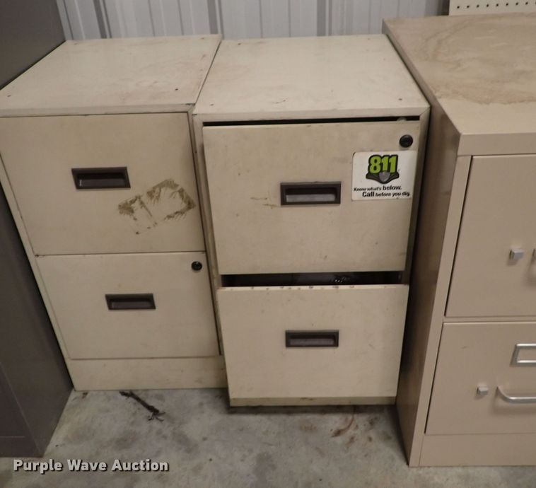 image for item GD9410 (9) filing cabinets