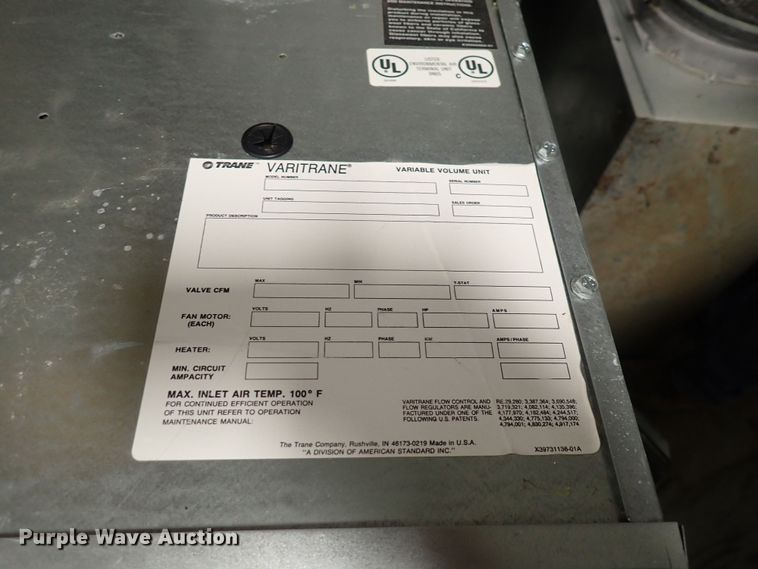 image for item GD9413 Approximately 20 Trane HVAC units