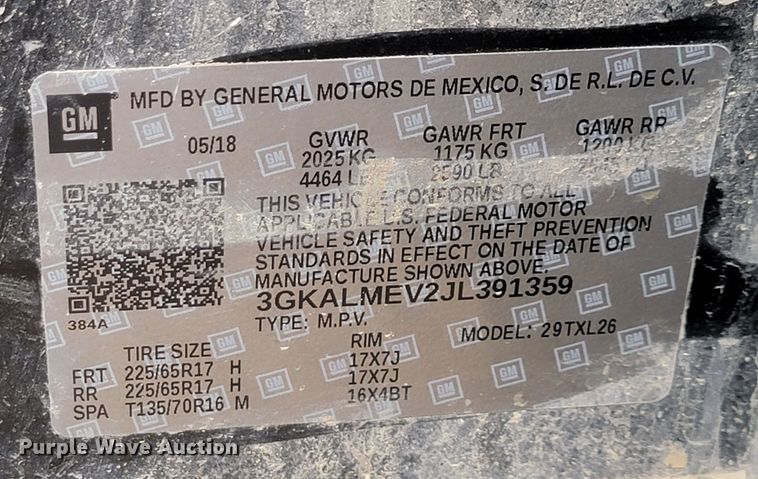 image for item HG9364 2018 GMC Terrain  SUV