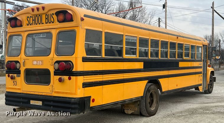 image for item ID9296 1998 Blue Bird B7  school bus