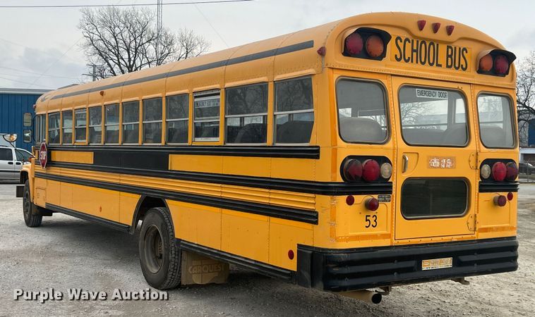 image for item ID9296 1998 Blue Bird B7  school bus