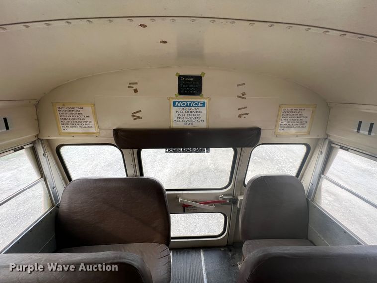 image for item ID9296 1998 Blue Bird B7  school bus
