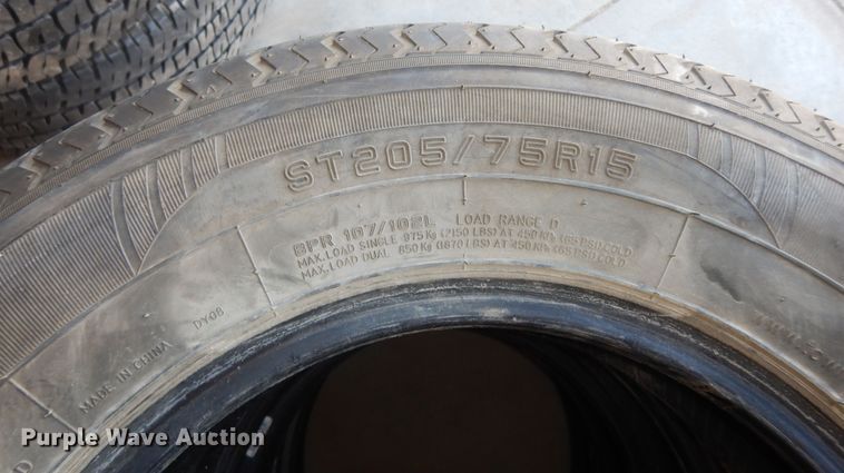 image for item IE9982 (4) Power King 205/75R15 tires