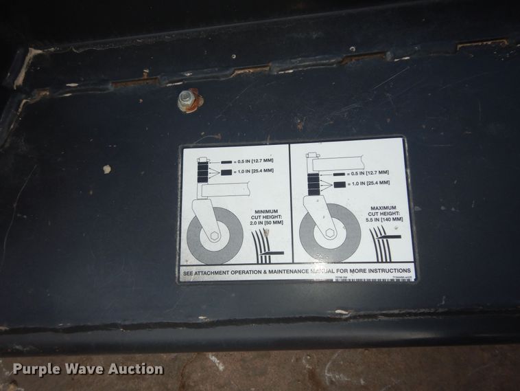 image for item IE9992 2014 Bobcat  90"W skid steer finish mower