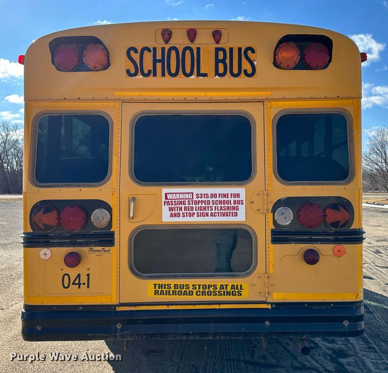 image for item JD9649 2002 Chevrolet Express G3500  school bus