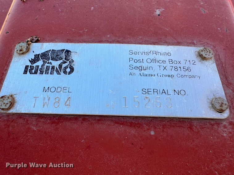 image for item JD9758 Rhino TW84  rotary mower