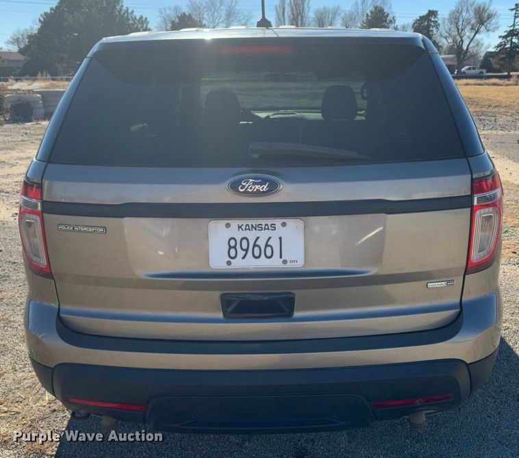 image for item JD9762 2015 Ford Explorer Police Interceptor  SUV