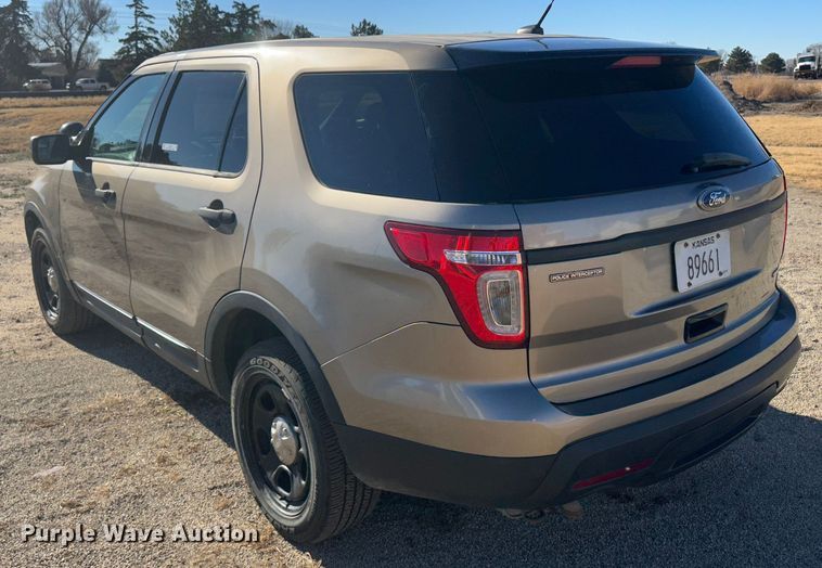 image for item JD9762 2015 Ford Explorer Police Interceptor  SUV