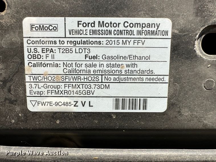 image for item JD9762 2015 Ford Explorer Police Interceptor  SUV