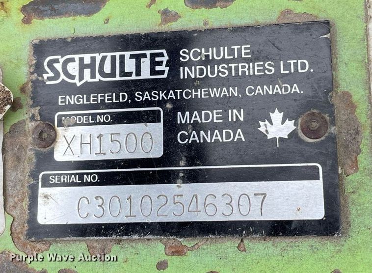 image for item JL9730 Schulte XH1500  batwing rotary mower