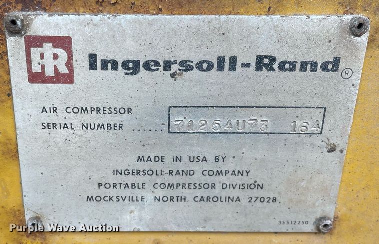 image for item JL9731 Ingersoll Rand G150B  air compressor