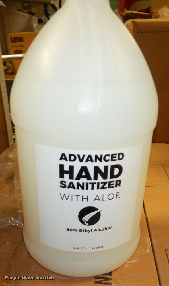 (176) gallon jugs of hand sanitizer in Chapman, KS Item JR9024 sold Purple Wave
