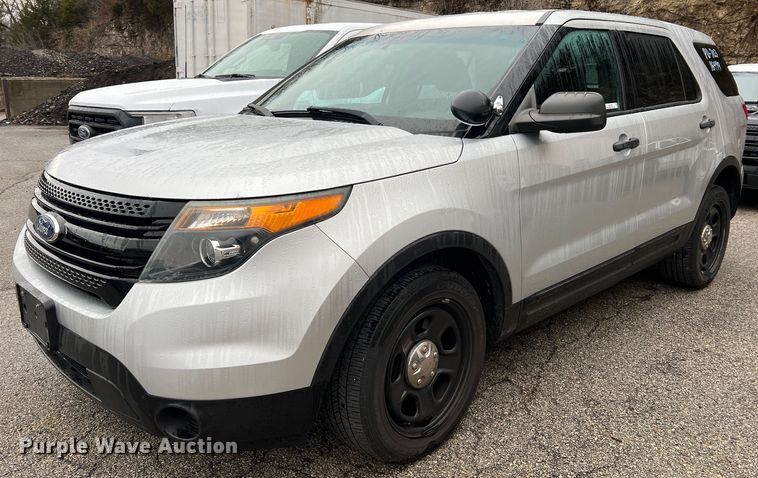 image for item JU9739 2015 Ford Explorer Police Interceptor  SUV