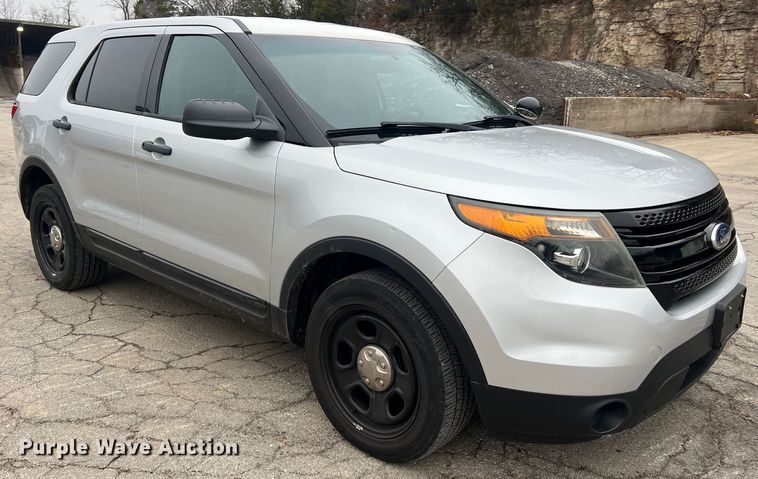 image for item JU9739 2015 Ford Explorer Police Interceptor  SUV