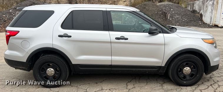 image for item JU9739 2015 Ford Explorer Police Interceptor  SUV