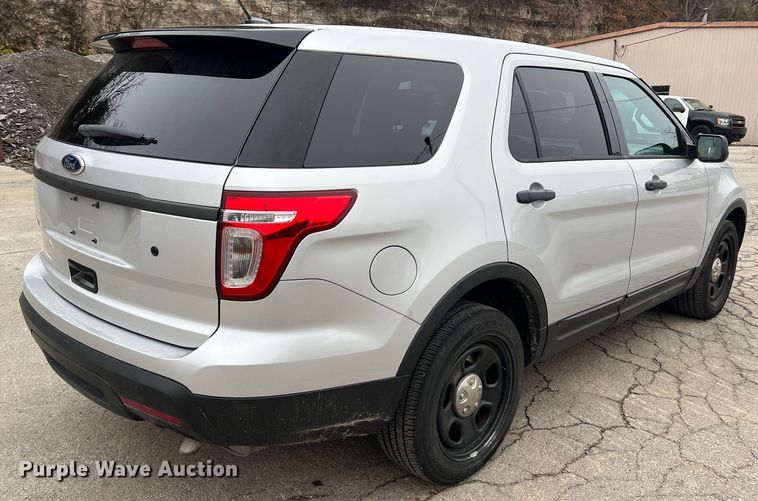 image for item JU9739 2015 Ford Explorer Police Interceptor  SUV