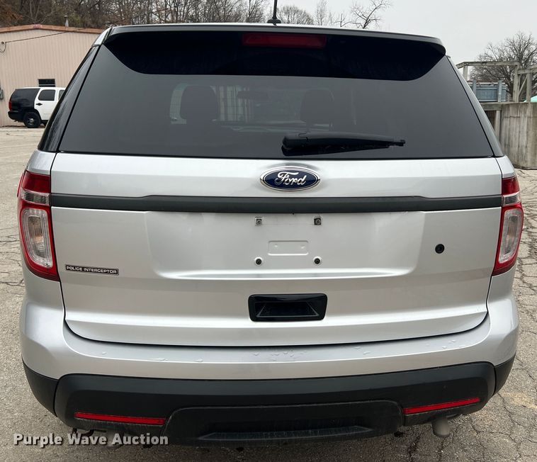 image for item JU9739 2015 Ford Explorer Police Interceptor  SUV