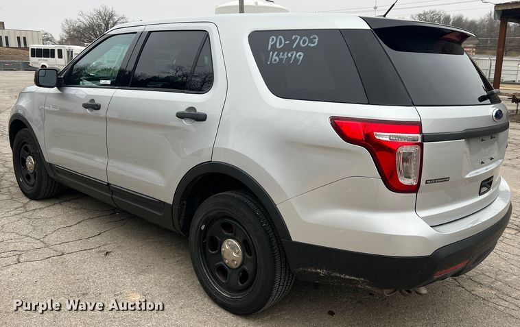 image for item JU9739 2015 Ford Explorer Police Interceptor  SUV