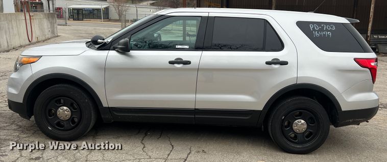 image for item JU9739 2015 Ford Explorer Police Interceptor  SUV