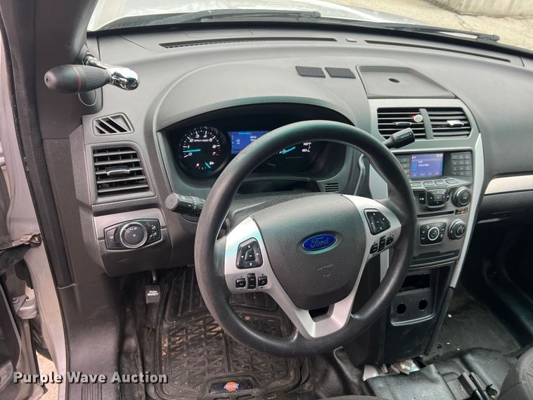 image for item JU9739 2015 Ford Explorer Police Interceptor  SUV