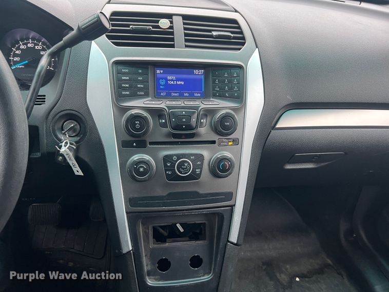 image for item JU9739 2015 Ford Explorer Police Interceptor  SUV