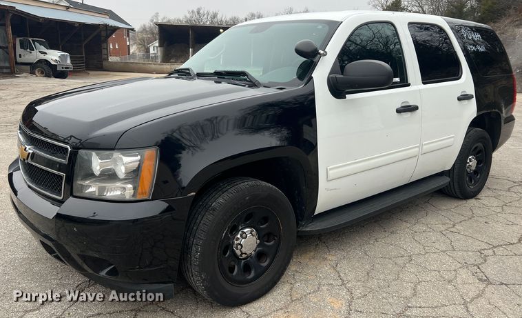 image for item JU9740 2012 Chevrolet Tahoe Police  SUV