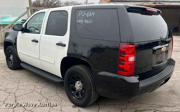 image for item JU9740 2012 Chevrolet Tahoe Police  SUV