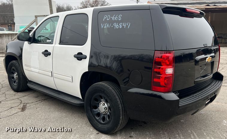 image for item JU9741 2012 Chevrolet Tahoe Police  SUV