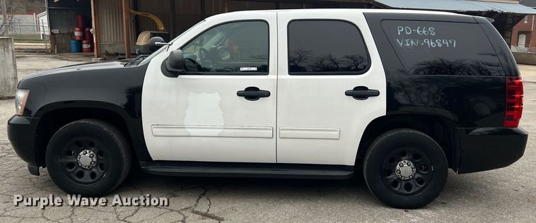 image for item JU9741 2012 Chevrolet Tahoe Police  SUV