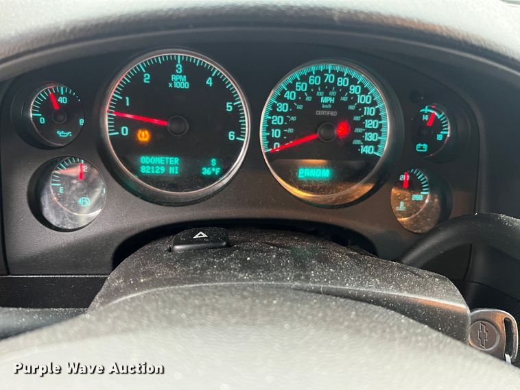 image for item JU9741 2012 Chevrolet Tahoe Police  SUV