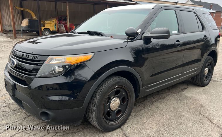 image for item JU9742 2014 Ford Explorer Police Interceptor  SUV