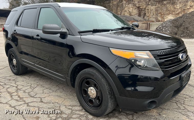 image for item JU9742 2014 Ford Explorer Police Interceptor  SUV