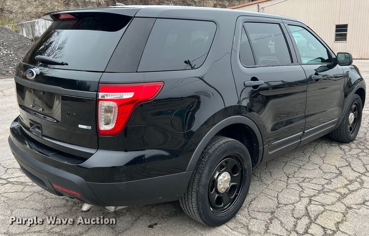 image for item JU9742 2014 Ford Explorer Police Interceptor  SUV