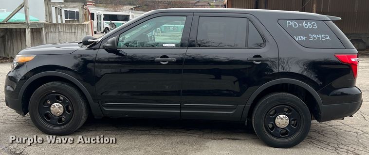 image for item JU9742 2014 Ford Explorer Police Interceptor  SUV