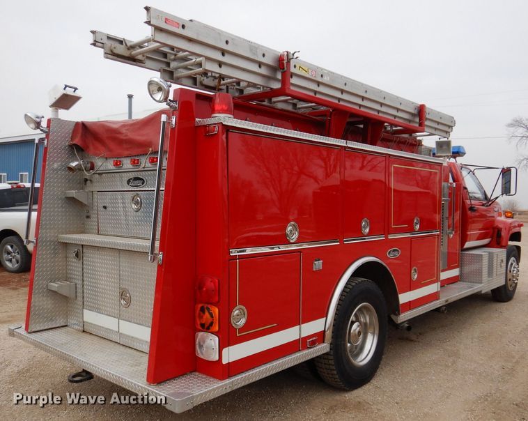 image for item KW9566 1992 Chevrolet Kodiak C5500  pumper fire truck