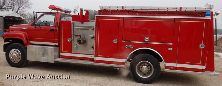 image for item KW9566 1992 Chevrolet Kodiak C5500  pumper fire truck