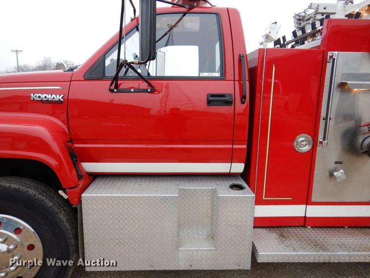 image for item KW9566 1992 Chevrolet Kodiak C5500  pumper fire truck