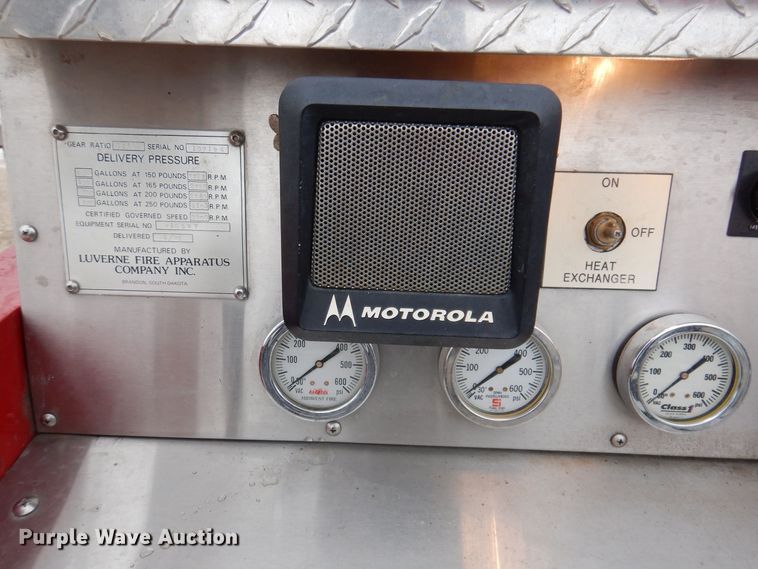 image for item KW9566 1992 Chevrolet Kodiak C5500  pumper fire truck