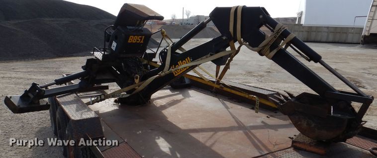image for item KW9584 Kelley B851  backhoe attachment