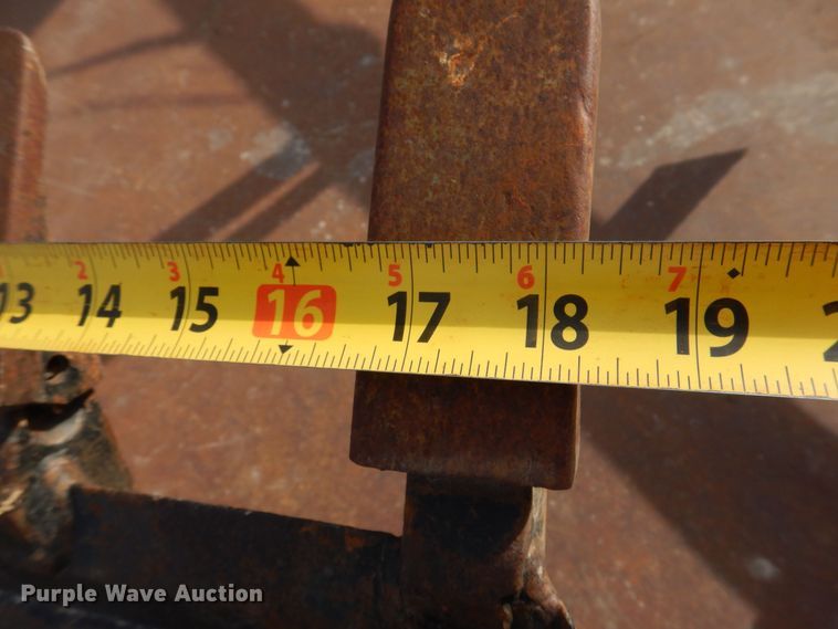 image for item KW9584 Kelley B851  backhoe attachment