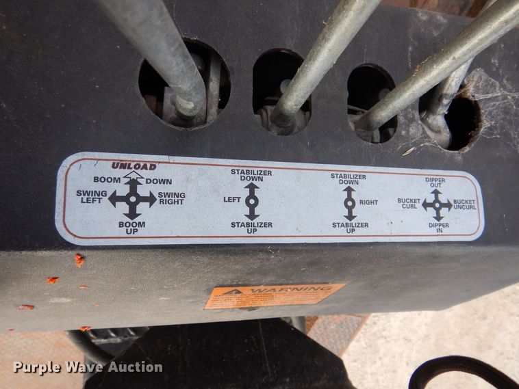 image for item KW9584 Kelley B851  backhoe attachment