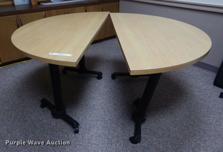 image for item MM9570 (2) half moon tables
